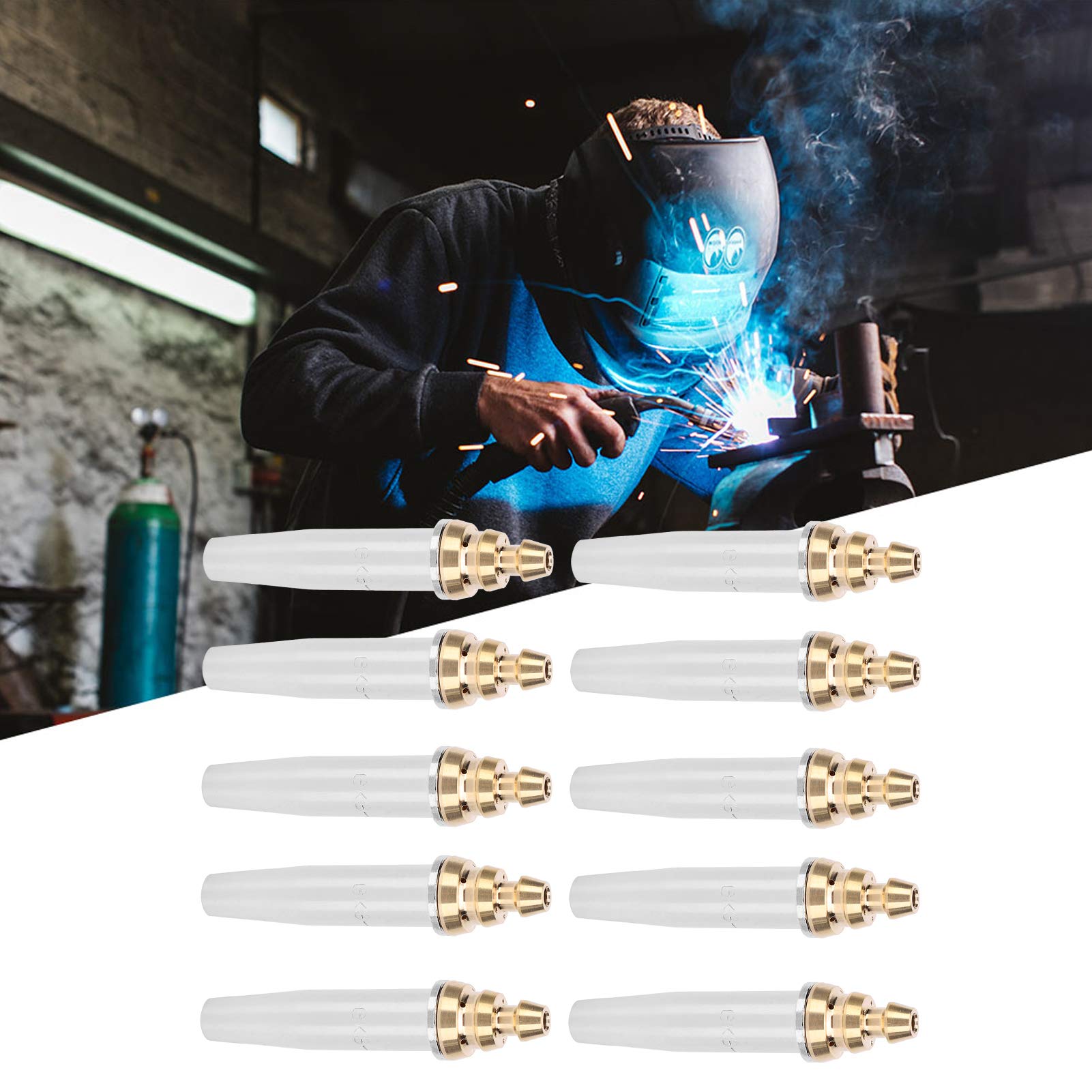 Ugello Per Saldatura A Gas Propano H01-6 Supporto Per Punte Di Contatto Per Gas Di Ossigeno Per Il Trattamento Termico