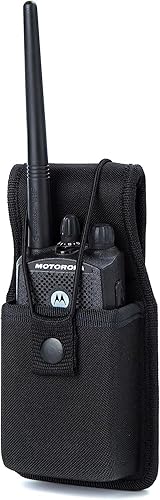Miniatura 10 de LUITON Funda universal para radio bidireccional, bolsa universal para walkie talkies, funda de nailon, accesorios para MOTOROLA MT500, MT1000,