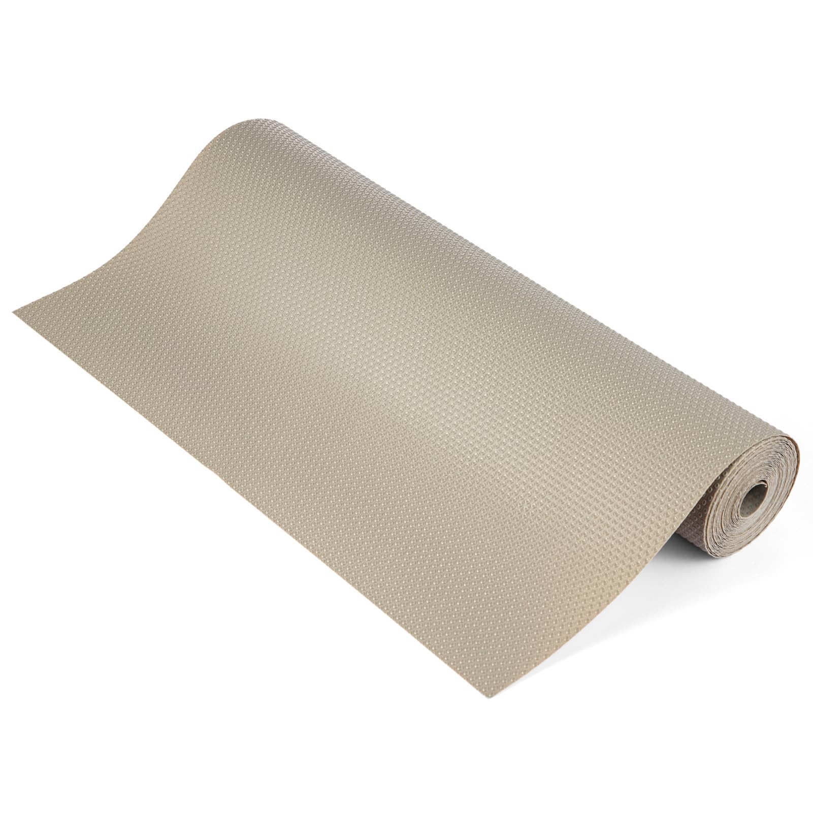 Schubladeneinsätze Antirutsch-Schubladenmatte aus Eva 50cm x 600cm Wasserfeste Schubladeneinlage Nicht Klebende Unterlage für Küchenschränke Regale & Kühlschränke Drawer Organisers (Beige)