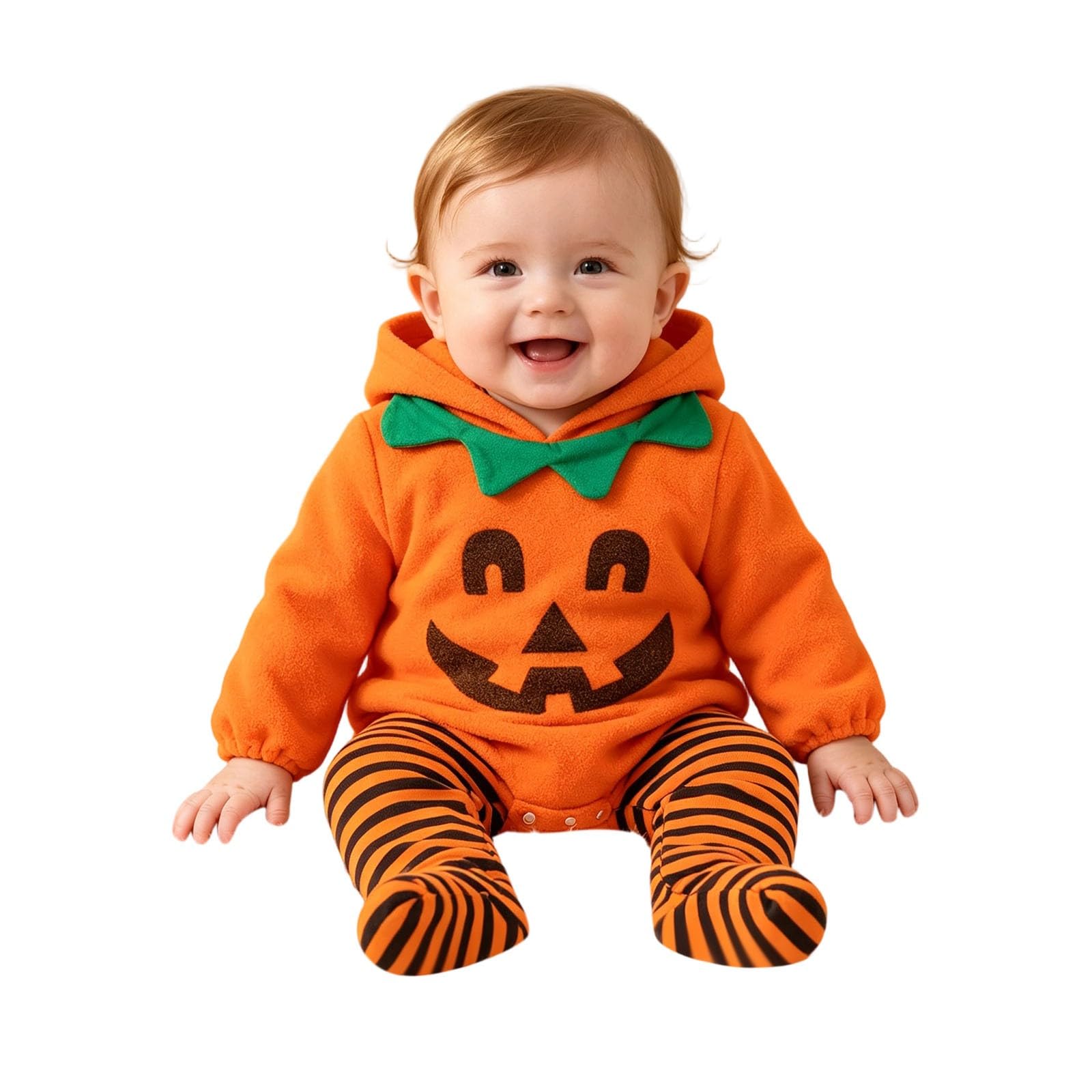 Baby Halloween Costume Cute Infant Halloween Outfit Hoodie Pumpkin Costume