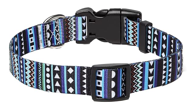 Foto 2 de 7 de Mihqy Collar Perro, Ajustable y Resistente con Patrones de Moda