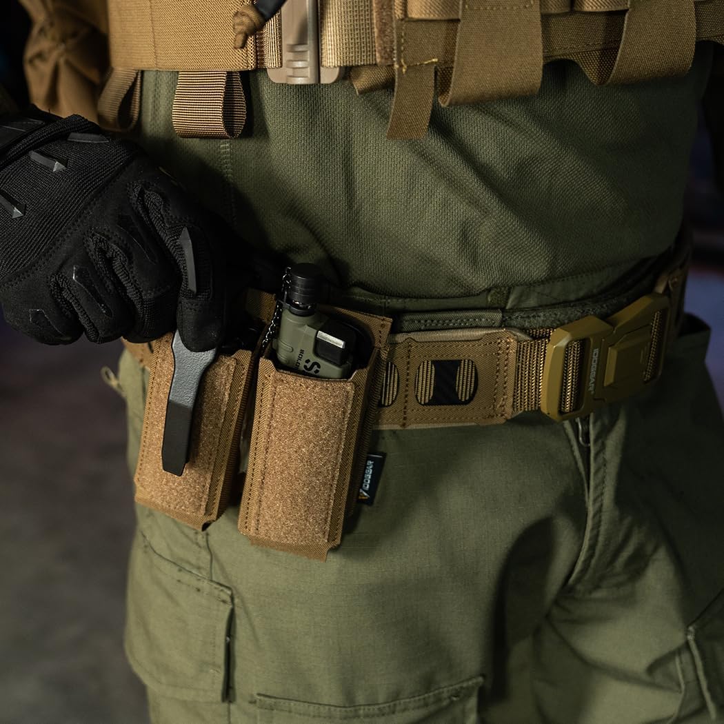 IDOGEAR SPORTS Tactical Molle Flashbang Pouch Multi-Function Tool Holder 5.56mm Magazine Holster 500D Nylon - Image 6