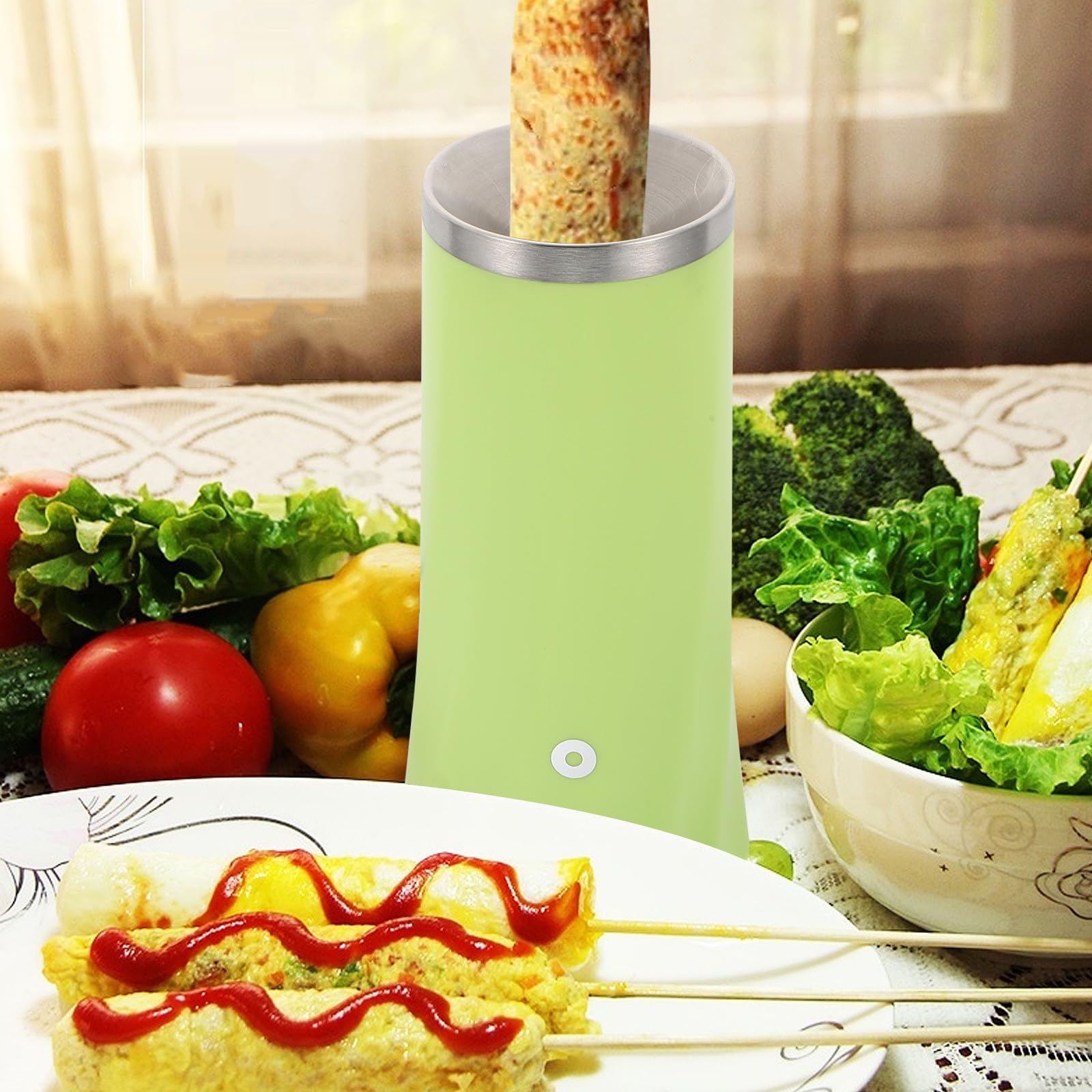 Cuociuova Inossidabile e Abs Automatico Riscaldamento 360 Gradi Stili multipli per Colazione per Ufficio e Dormitorio Stili multipli