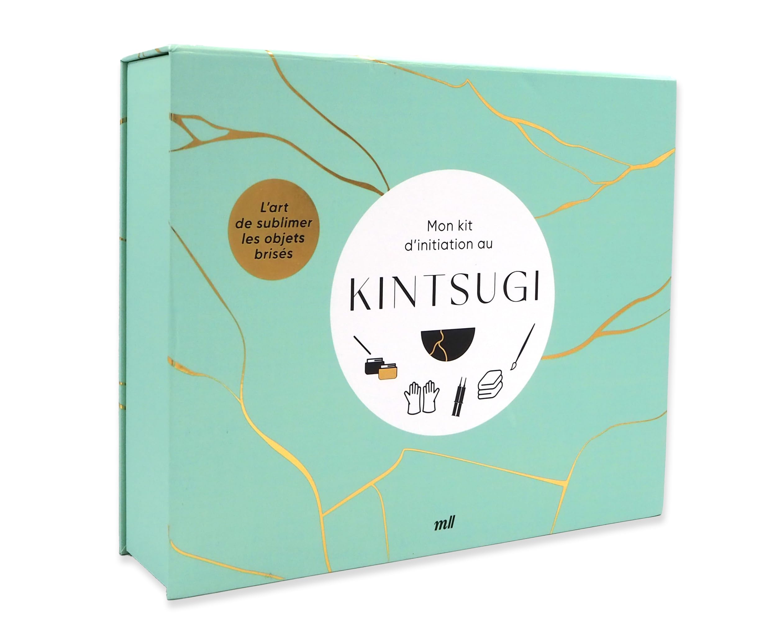 Mon kit d’initiation au Kintsugi (coffret): L’art de sublimer les objets brisés