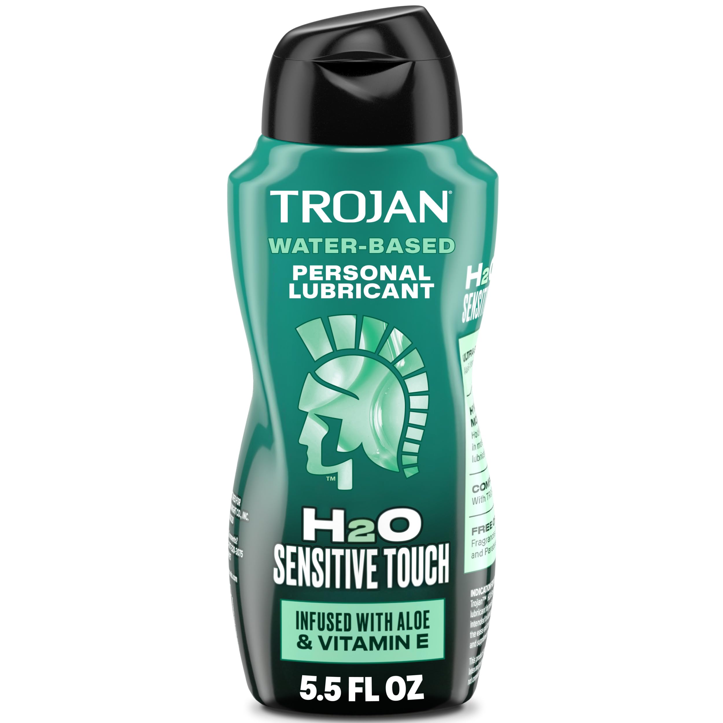 Amazon.com: TROJAN Lubricants H2O Sensitive Touch Water-Based Lubricant,  Personal Lube, 5.5 fl oz : Everything Else