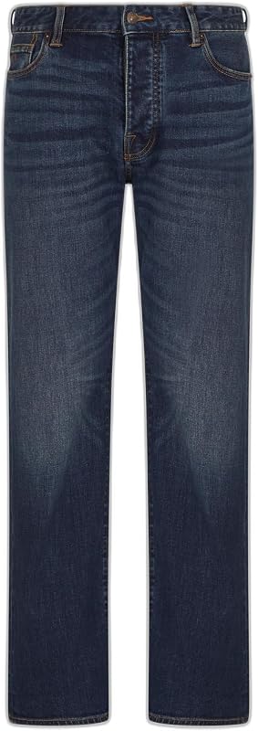 Denim Relaxed Straight Fit Mid azul para hombre