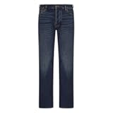 Men's Relaxed Straight Fit Mid Blue Denim