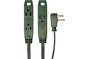 Axis 45511 3-Outlet Indoor Extension Cord That Helps Keep Cords Organized