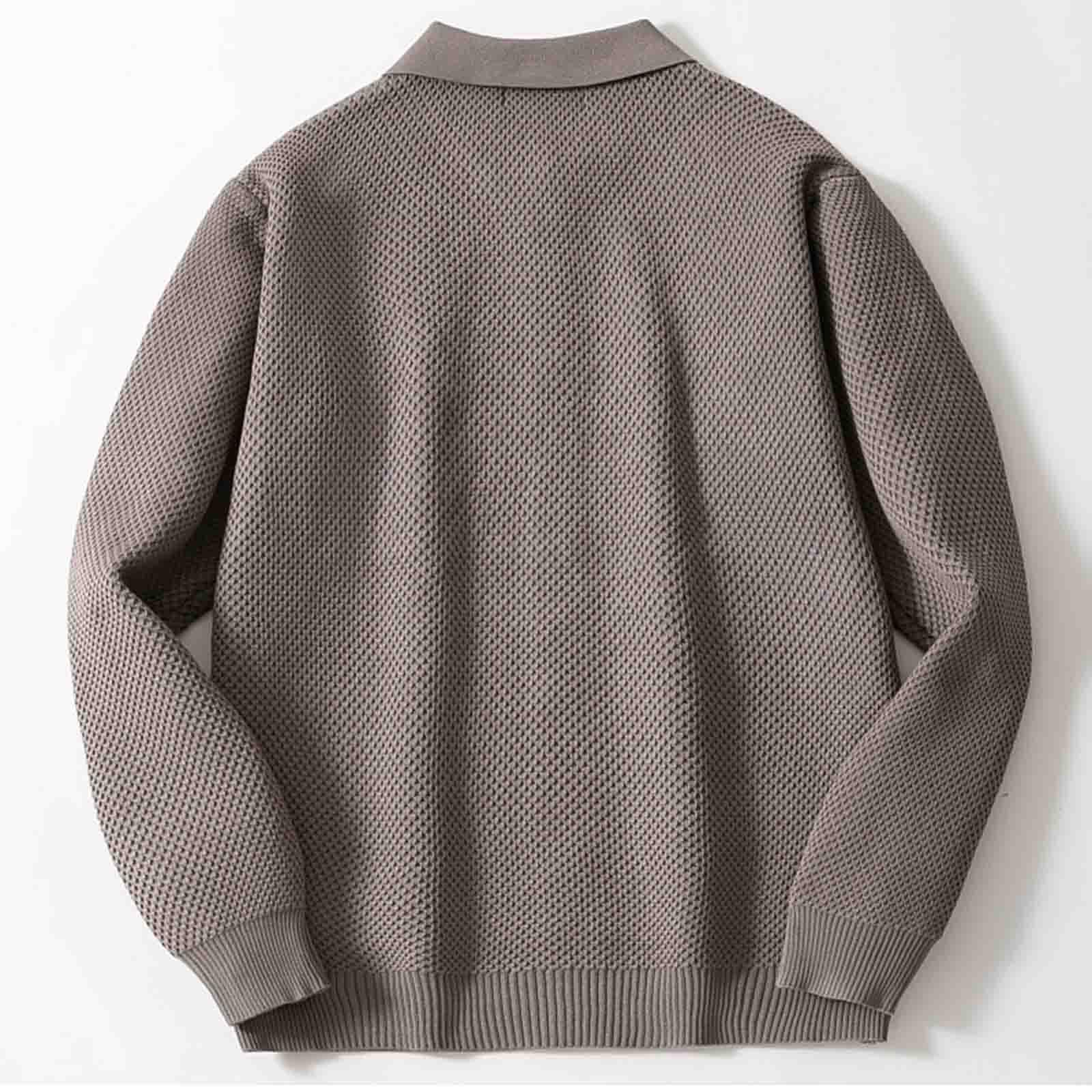Cardigan Hombre Punto, Chaqueta De Lana para Hombre con Botones De Punto De Manga Larga Frente Abierto Ligeros con Botones Suéter Tipo Cárdigan para El Ocio Y El Autocultivo