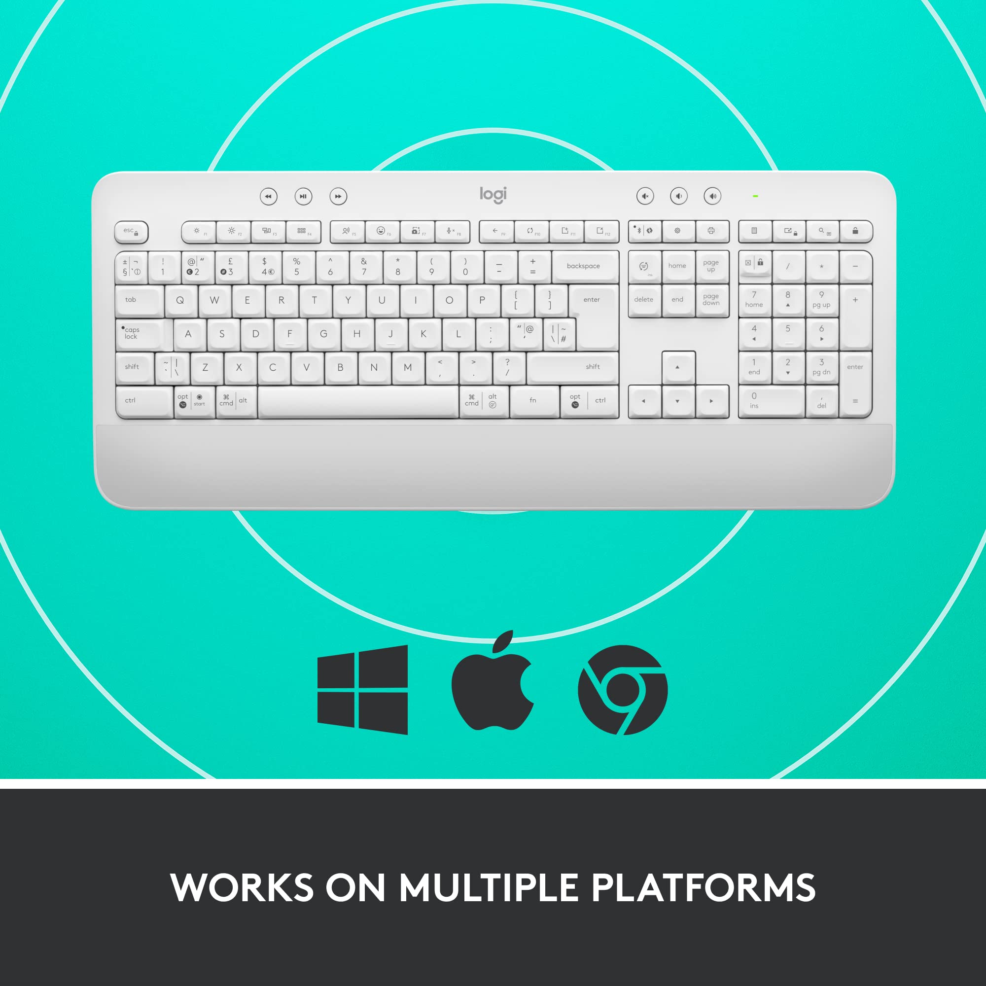 Tastiera Wireless Logitech K650 - Comoda, Silenziosa E Con Poggiapolsi Integrato! - Foto 6