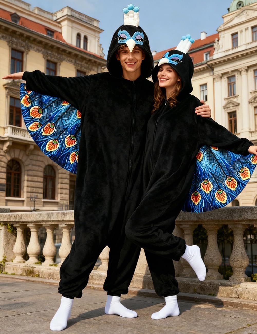 Adult Onesie Costume Halloween Christmas Cosplay Funny Wing Costume Women Men