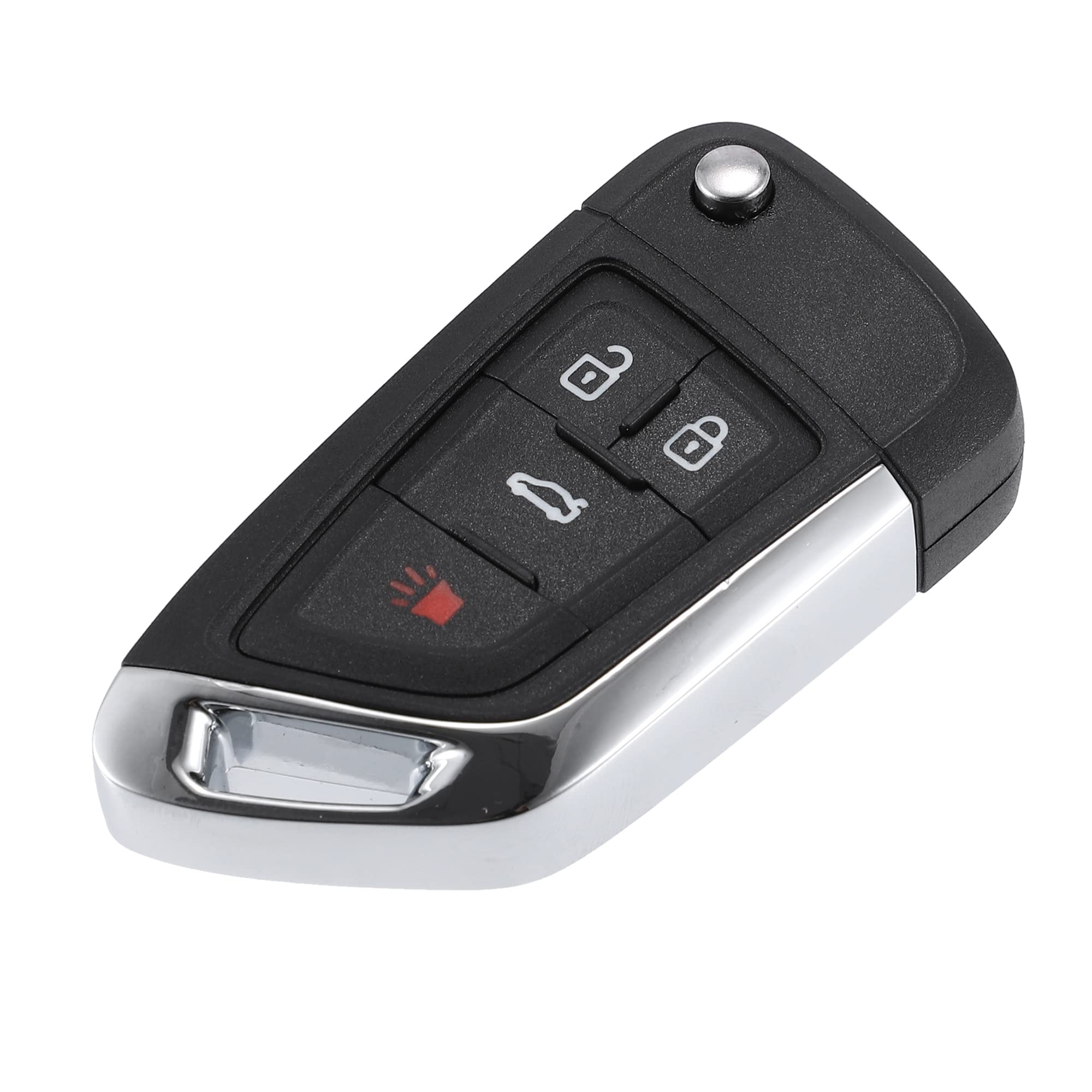 J-ACCES - Funda De Repuesto Para Llavero De Automóvil Para GM GMC Chevrolet Chevy Buick De 4 Botones Cubierta De Almohadilla De Entrada Sin Llave
