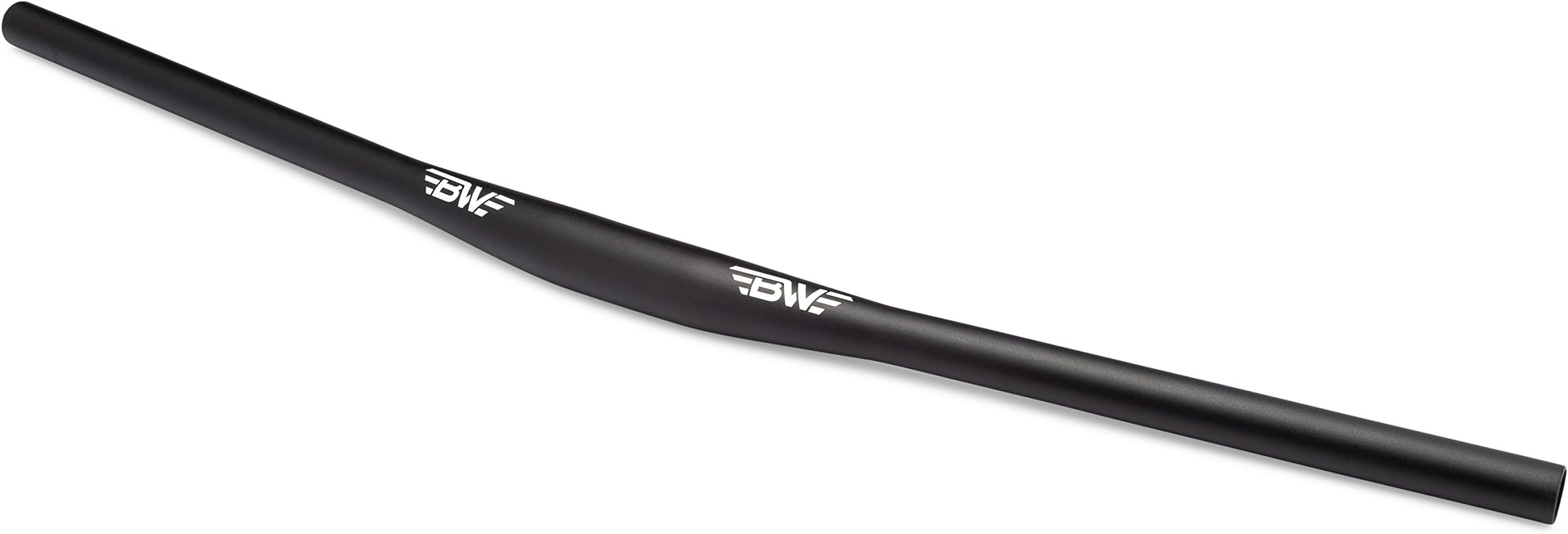BW Mountain Bike Riser Handlebar – Multiple Width and Rise Options – Matte Black