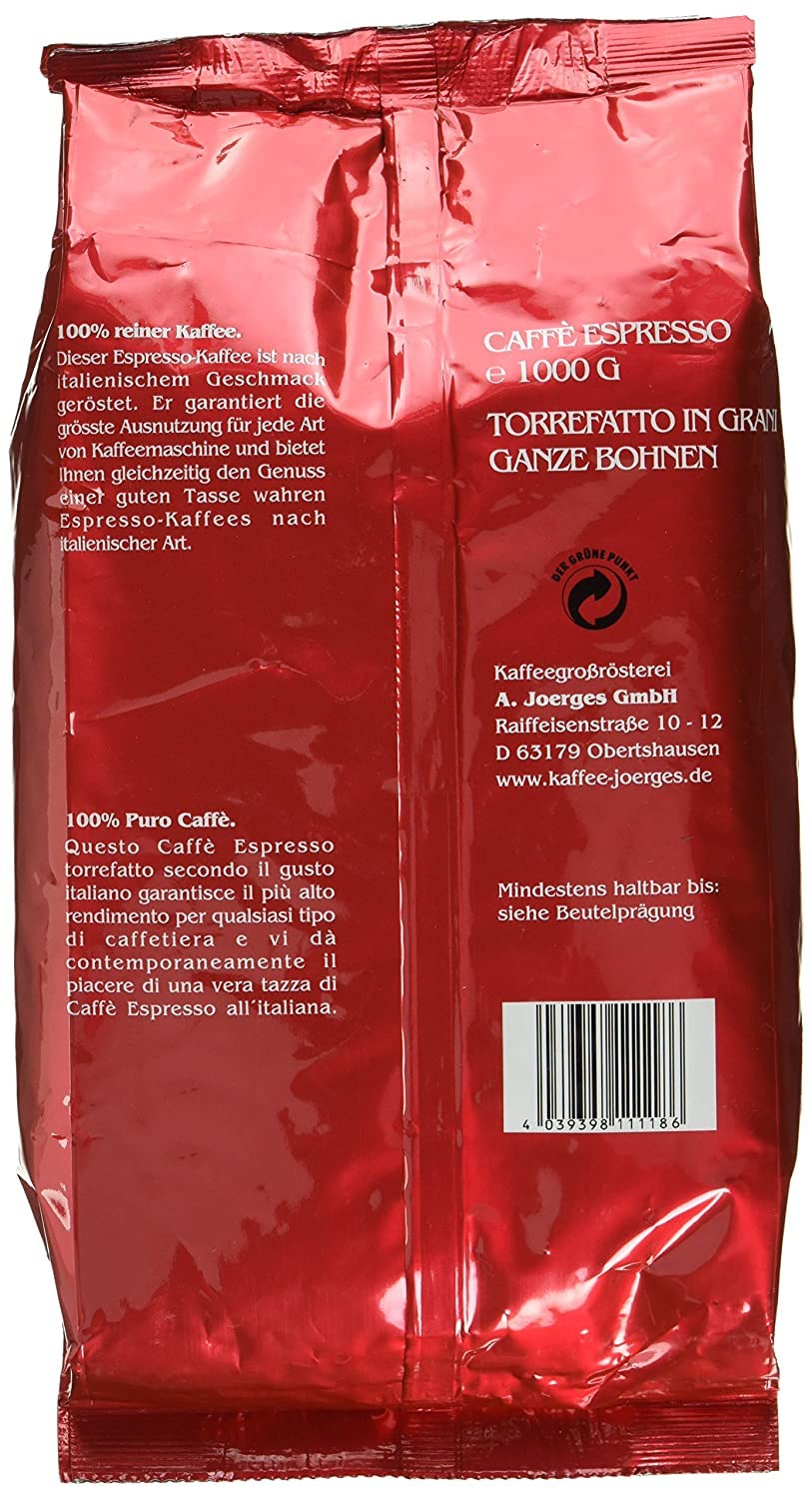 Joerges FF01GOSB Espresso Gorilla Super Bar Crema, 1 kg (1er Pack) & Gorilla Café Creme, 1 kg