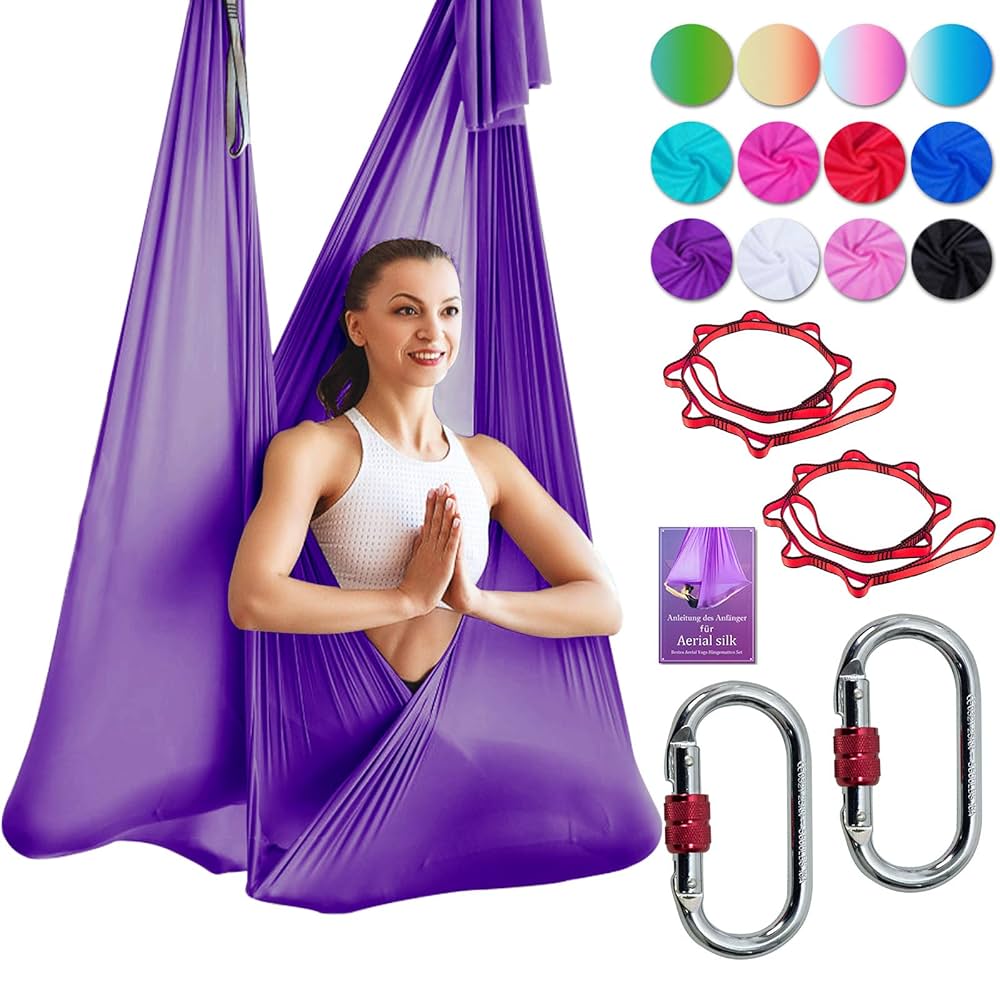 Amazon | DASKING デラックス 5m/セット ヨガスイング 空中ヨガ