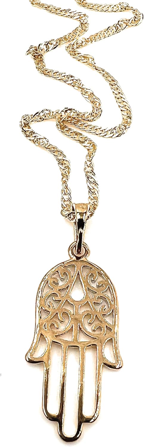 La Mano de Fatima Pendant Necklace for Women Hand of God Charm