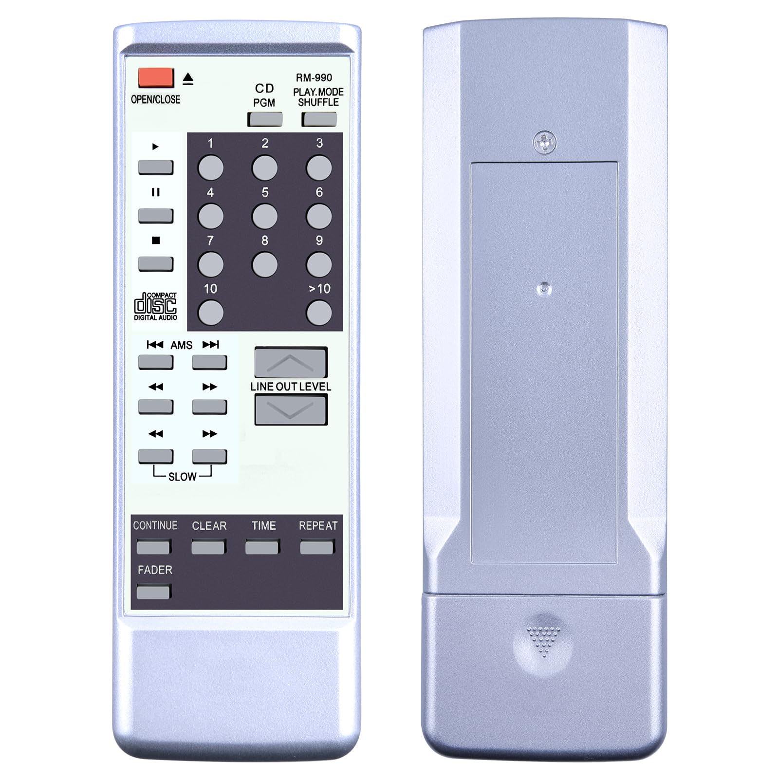 Amazon | RM-990交換用リモコン Sony CDプレーヤー CDP497 CDP590