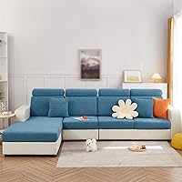 Vista 8 de Funda universal para sofá modular, fundas elásticas individuales para sofás, cojines de sofá de repuesto en forma de L, funda de asiento para sofás