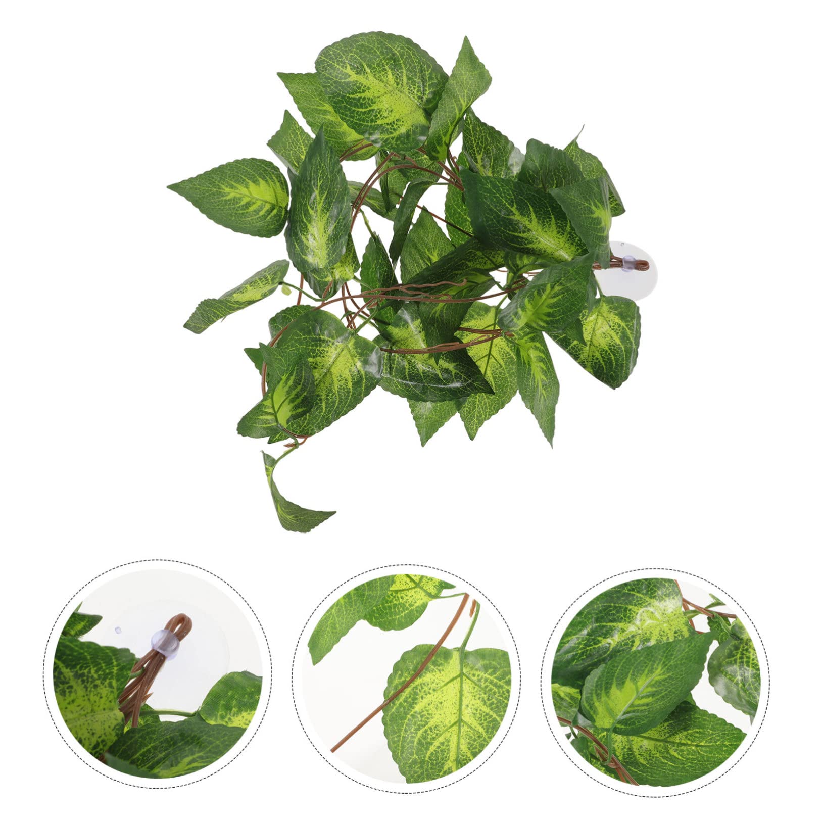 Supvox 5stücke Künstliche Terrarium Pflanze Für Reptilien Lebensnahe Dekoration Für Terrarien Aquarien Und Wohnräume Plastikpflanze Mit Lebendigen Farben Für Eidechsen Schlangen Und