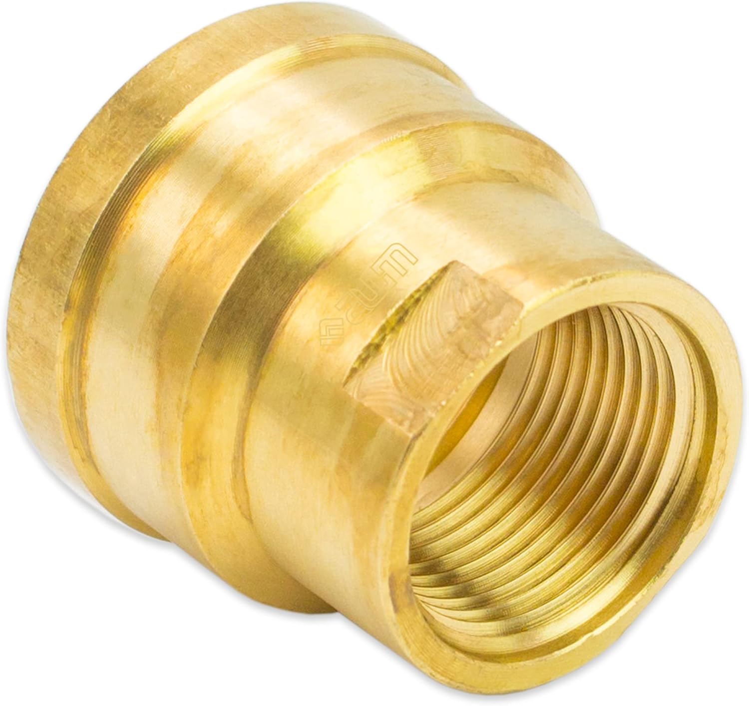 Messing Muffe Reduziert 1/2" X 1" IG - Trinkwassergeeignet