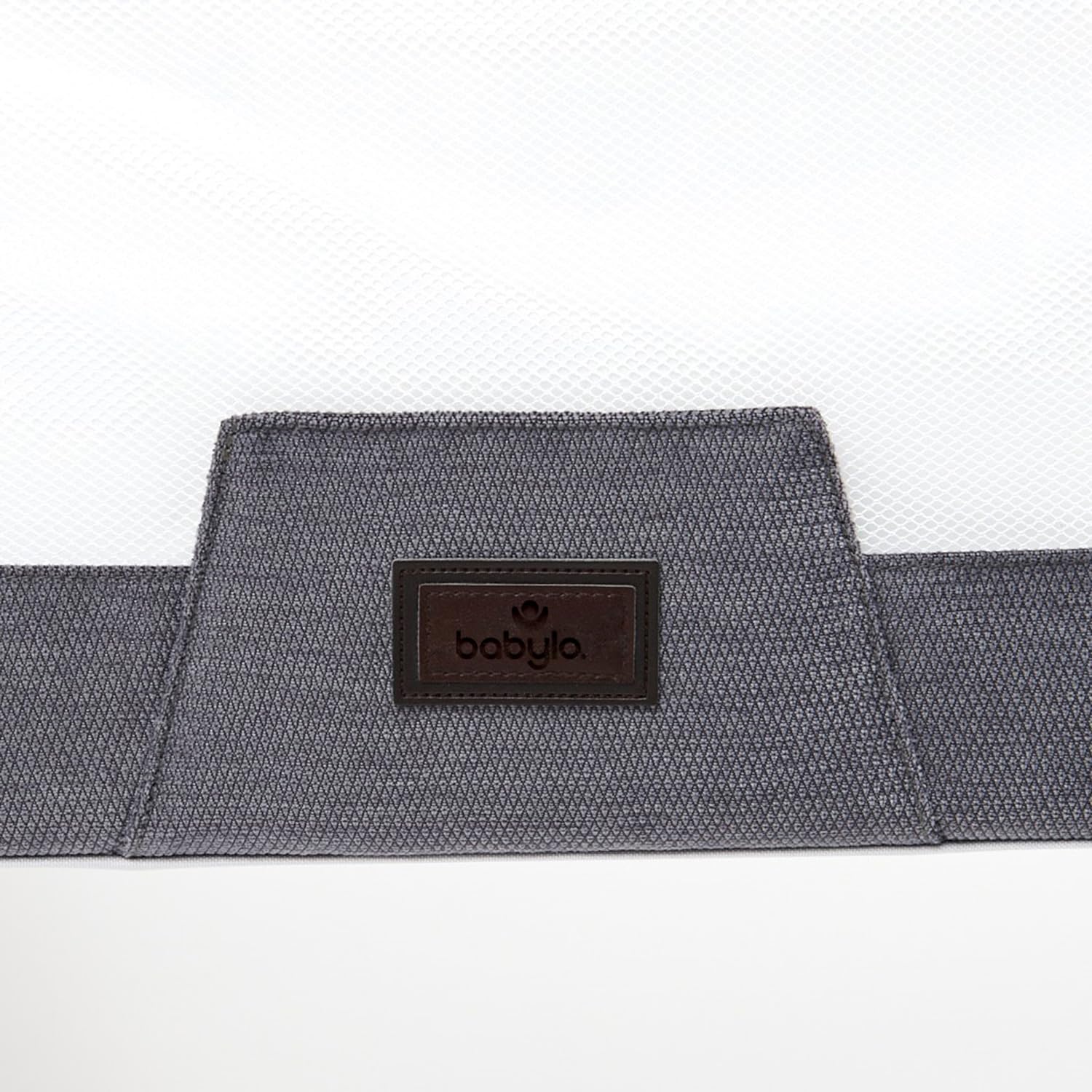 BABYLO Aurora 2-in-1 Co Sleeper, Nachttisch & eigenständiges Babybett mit Matratze, 0-6 Monate (9 kg), Grau