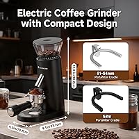 Vista 7 de AAOBOSI Coffee Grinder, Cordless Coffee Bean Grinder with 60 Grind Settings,Conical Burr Coffee Grinder Suitable for Indoor Home,Office & Outdoor