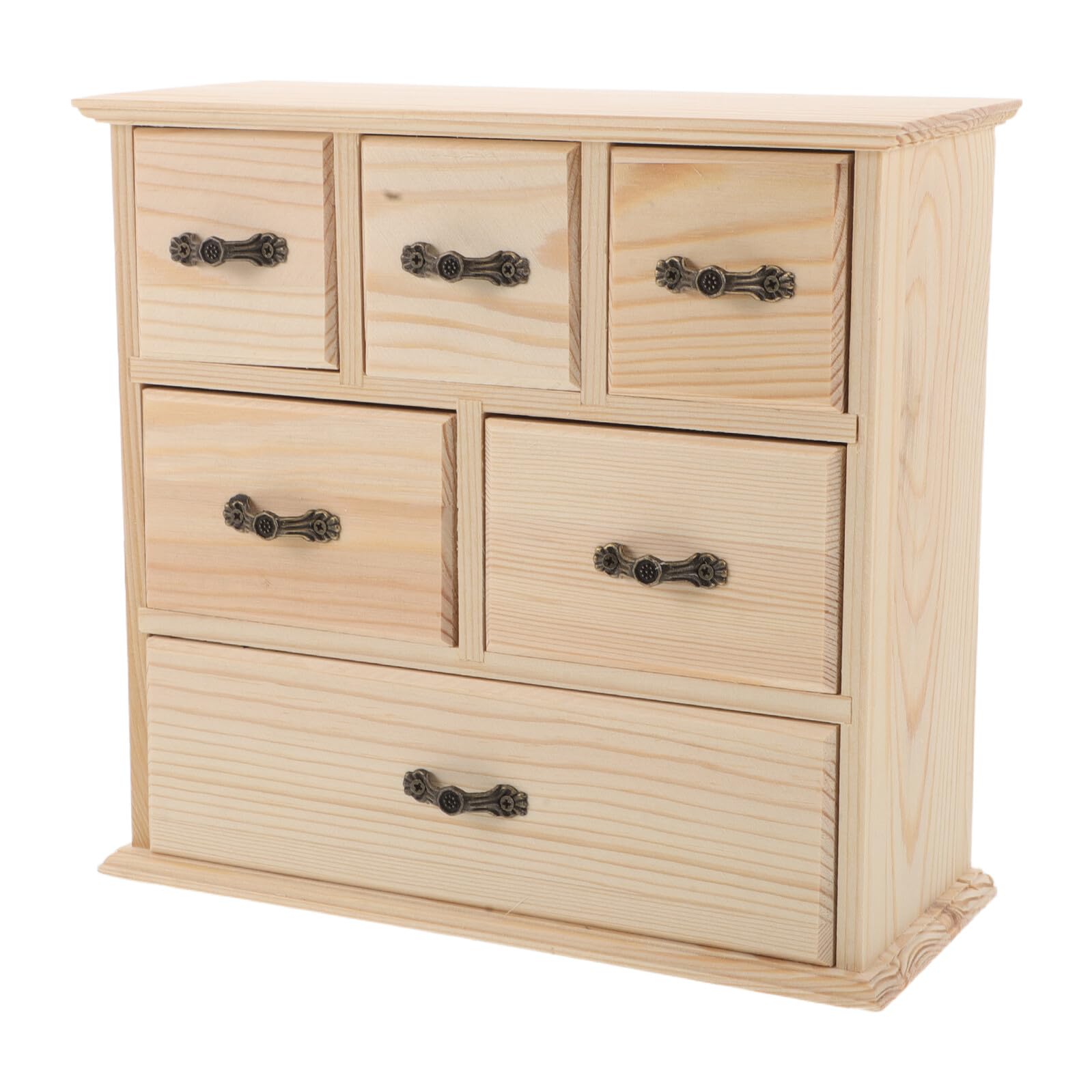 Scrivania in legno con mini cactus per forniture per ufficio cancelleria cosmetici – rete in legno salvaspazio per casa e piccoli spazi di lavoro