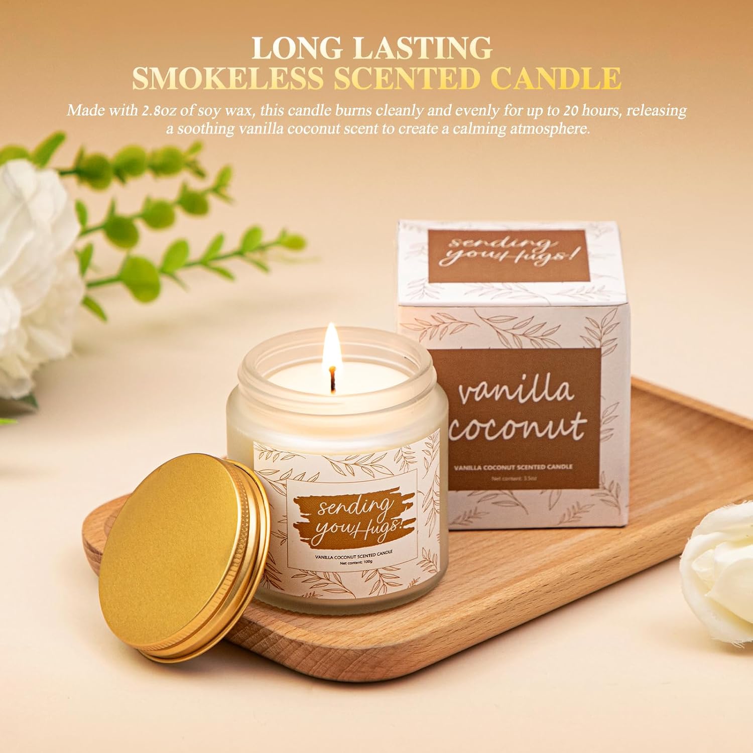 Get Well Gifts for Women Self Care Gift Basket - Birthday Gifts for Women Spa Care Package - Sympathy Inspirational Valentines Day Gift Set for Her Mom Sister Friend Wife Girlfriend (Khaki) - Image 8