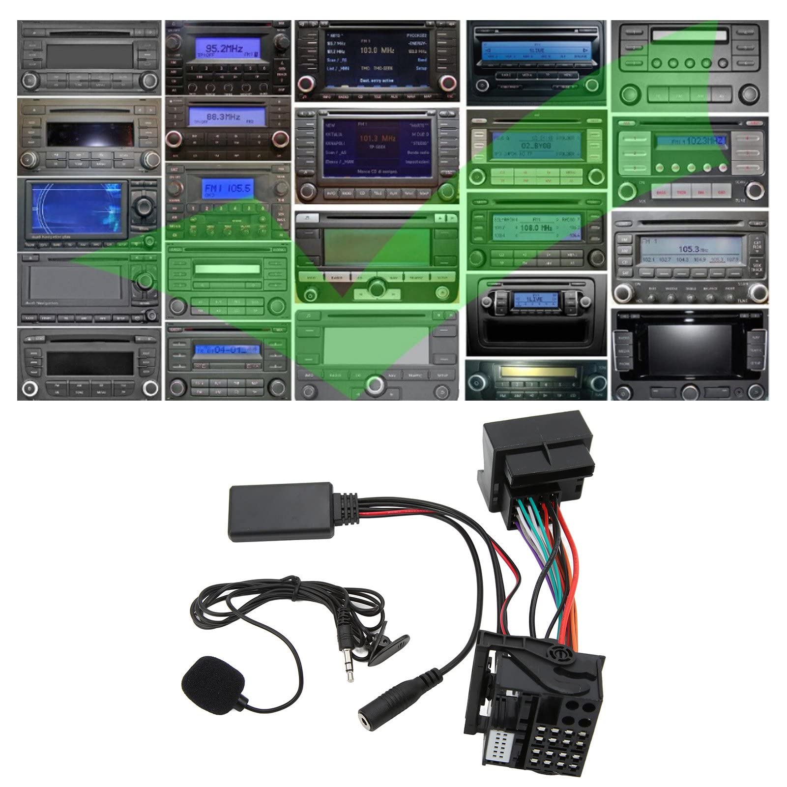 SIXRUN Adapter Kabla Aux In Bluetooth 5.0 do RCD310 RCD510 RNS510 (z