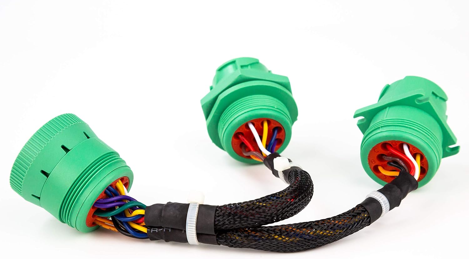 type2 sae j939 splitter y cable 9pin data power extension cable for truck eld gps tracker diagnostic tools