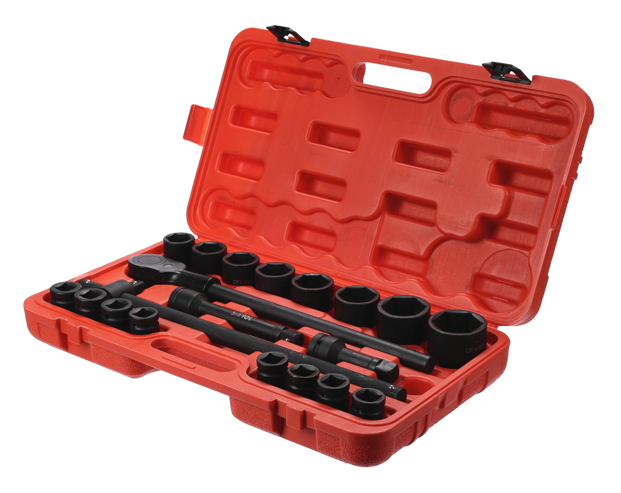 Set di Chiavi meccaniche 2 | Set di Chiavi a Bussola Heavy Duty con cricchetto, 21 Pezzi