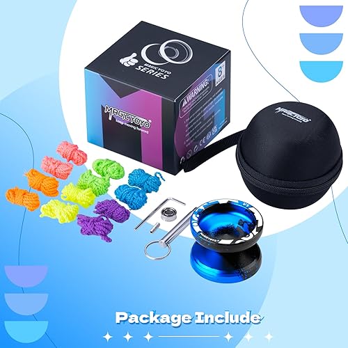 Miniatura 8 de MAGICYOYO V3 Responsive Yoyo para niños principiantes, yoyo profesional para adultos, Yoyo de metal de doble propósito con rodamiento de repuesto +