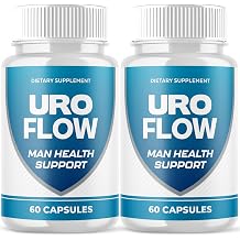2 Pack URO Flow Capsules, UroFlow Pills for Men with All Natural Ingredients, Advanced Formula Men's Health and Wellness Pill, Maximum Strength Multivitamin Formula Supplement 120 Capsules