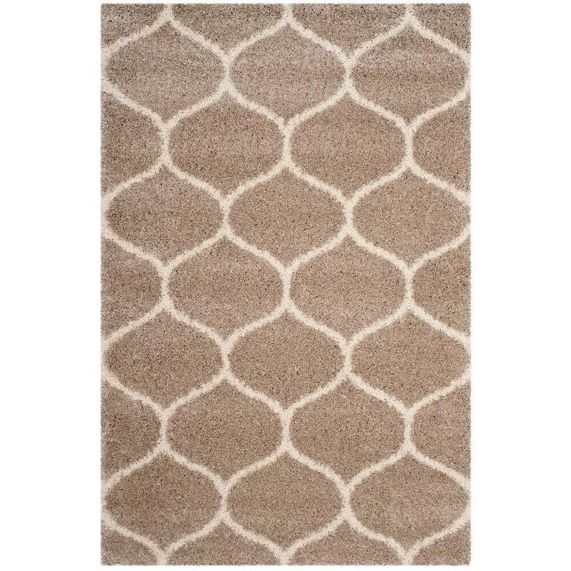 Image of Carpet for Living Room 5X7 FEET Modern Soft Shaggy Carpet Thick, Fluffy & 2 inch Pile Shag Rug for Your Kids Room, Bedroom & Livingroom (Beige Ivory)