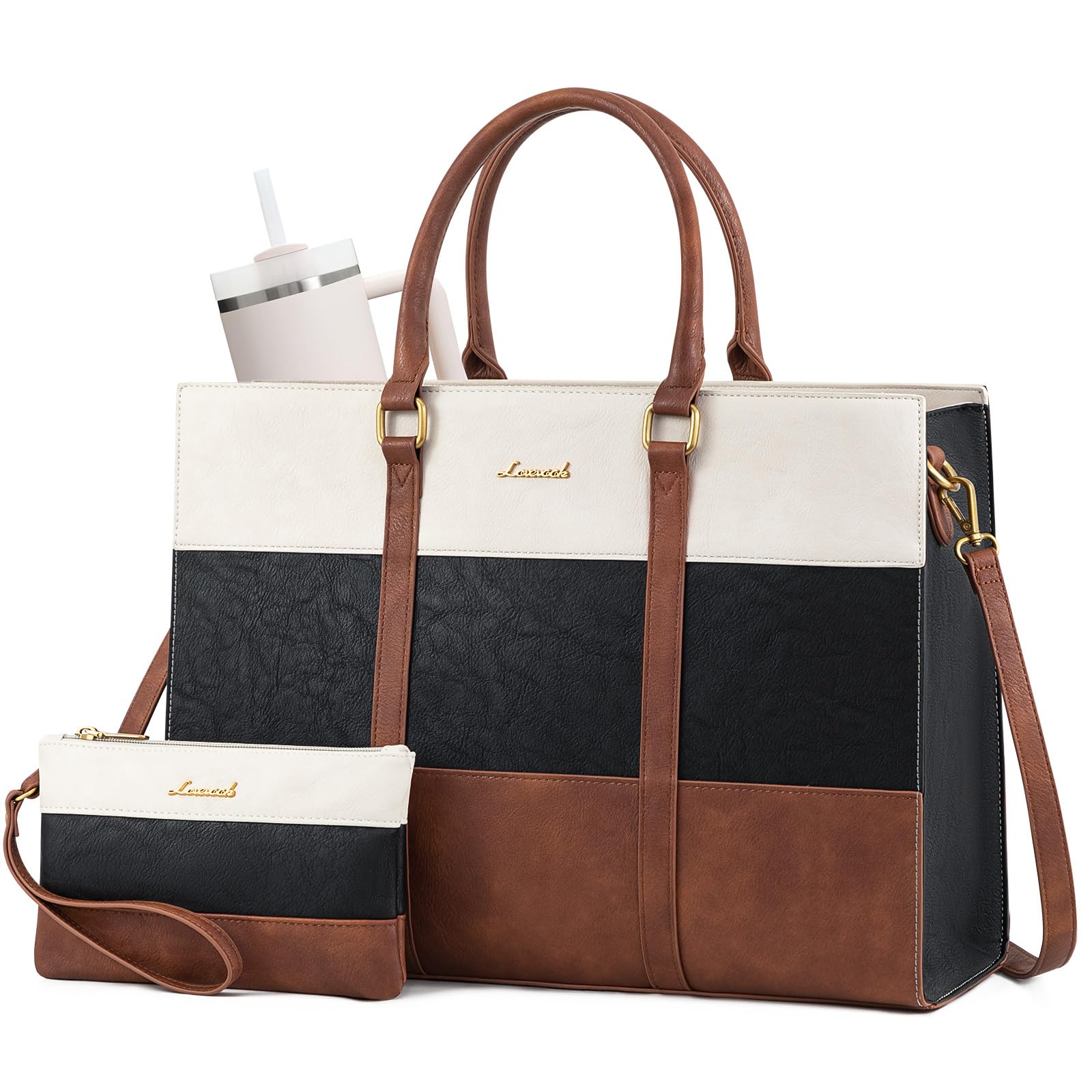 Laptop Bag for Women, 15.6 Inch Work Bags for Women-image-38