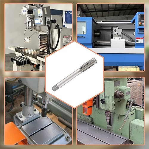 Miniatura 7 de Piutouyar HSS M16 x 0.059in, rosca de metal para máquina