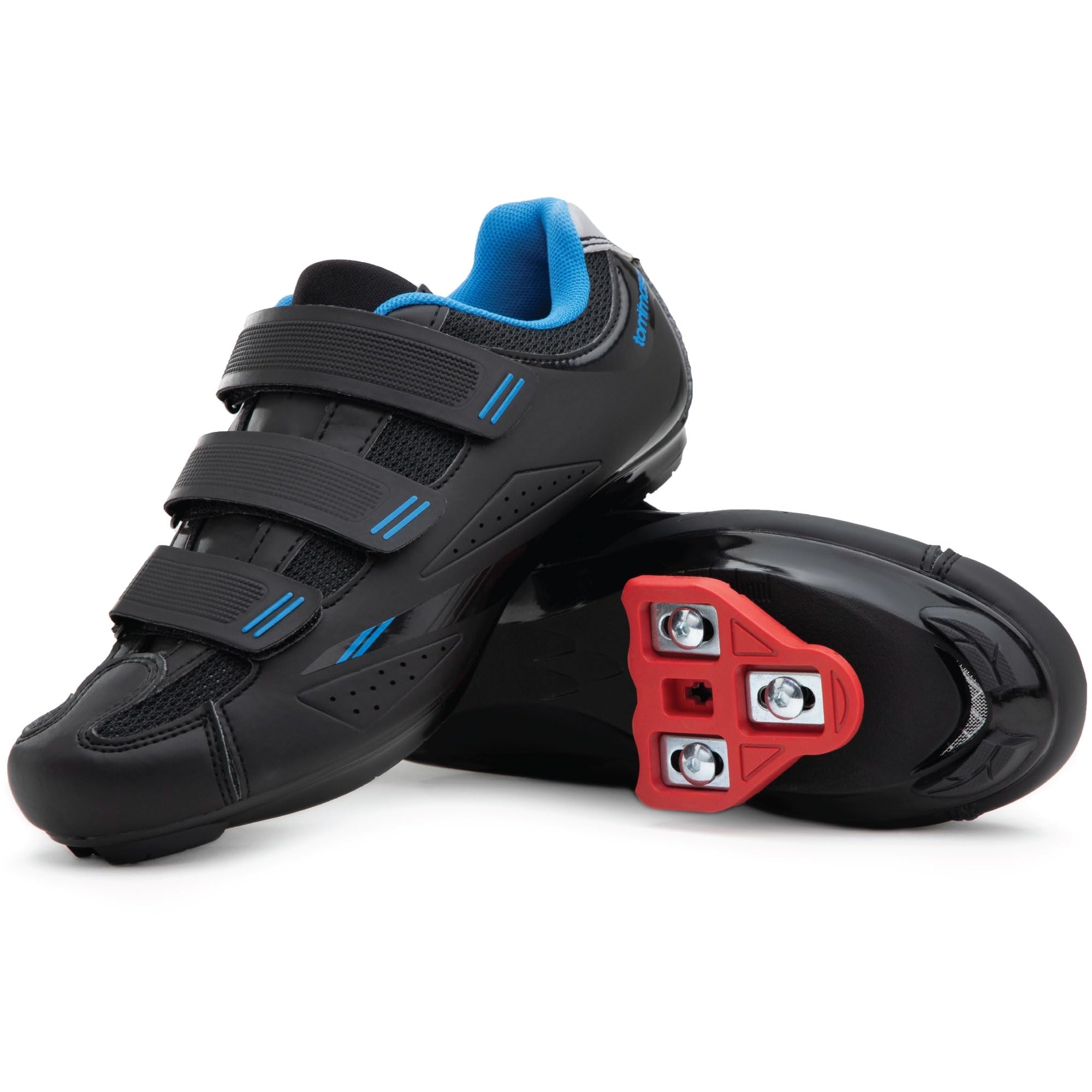 Tommaso Pista-100 Chaussures Peloton pour femme, chaussures de cyclisme d' intérieur pour femme avec crampons delta, accessoires de vélo Peloton – Ventilées avec tissu tricoté XD – Blanc – Pointure 41
