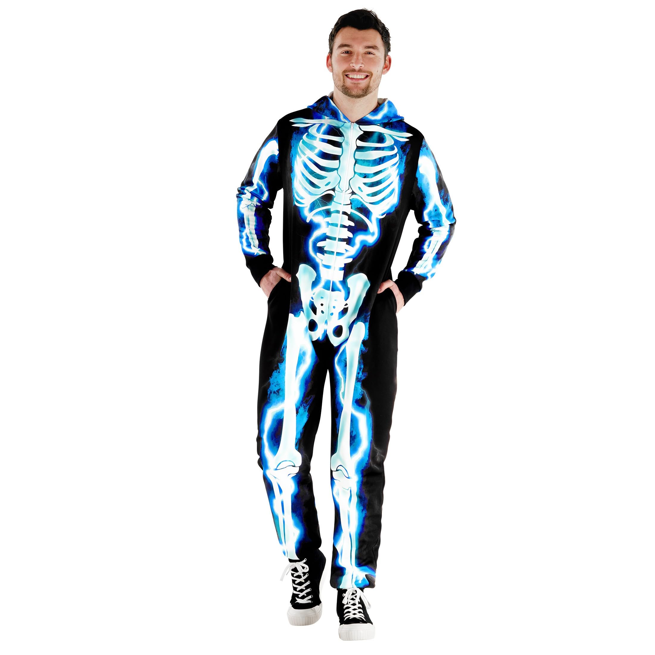 Morph Disfraz Esqueleto Hombre, Disfraz Halloween Hombre