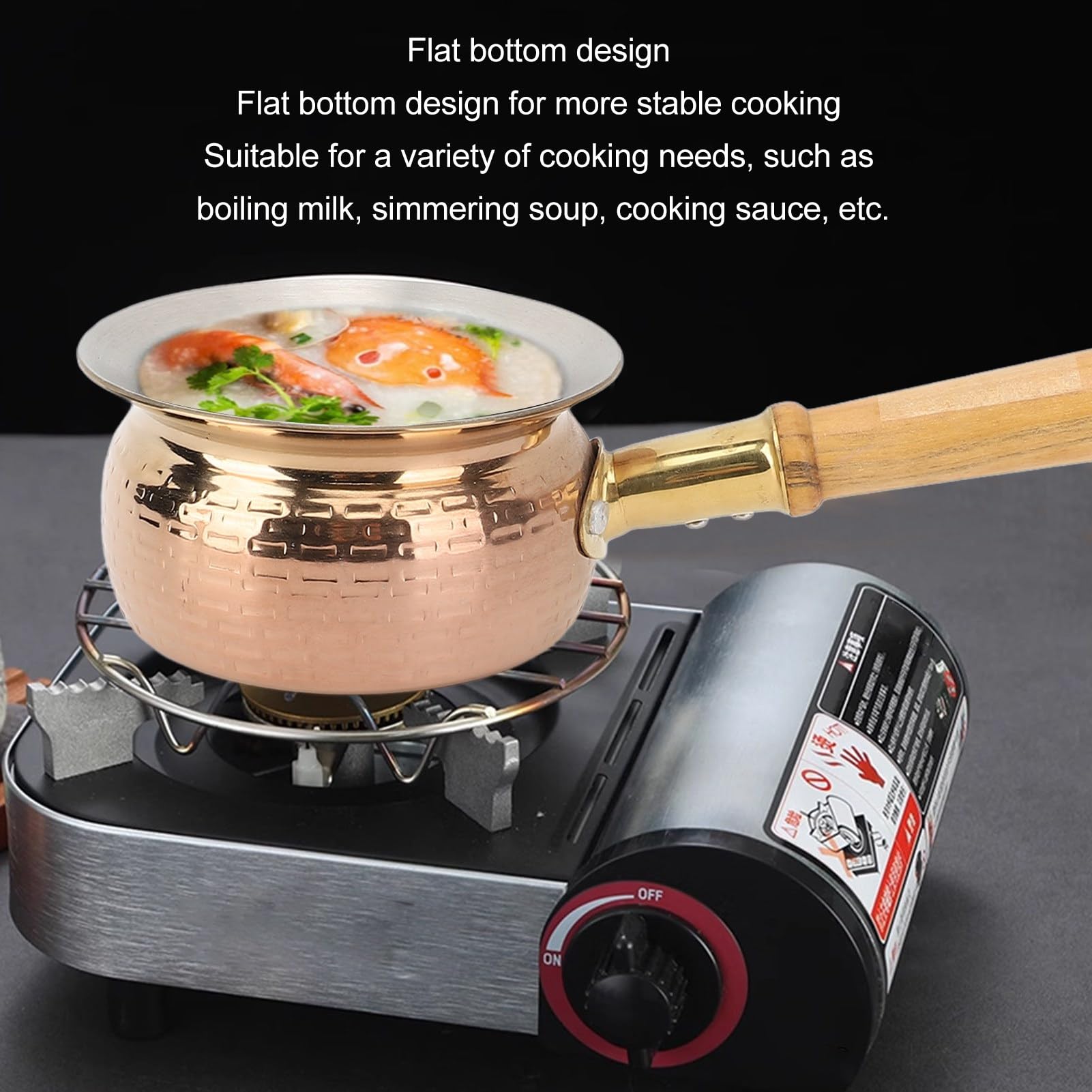 Butter Warmer, Small Saucepan Stainless Stee Milk Pan Butter Melting Pot Soup Wamer Pan Butter Warmer Pan for Kitchen
