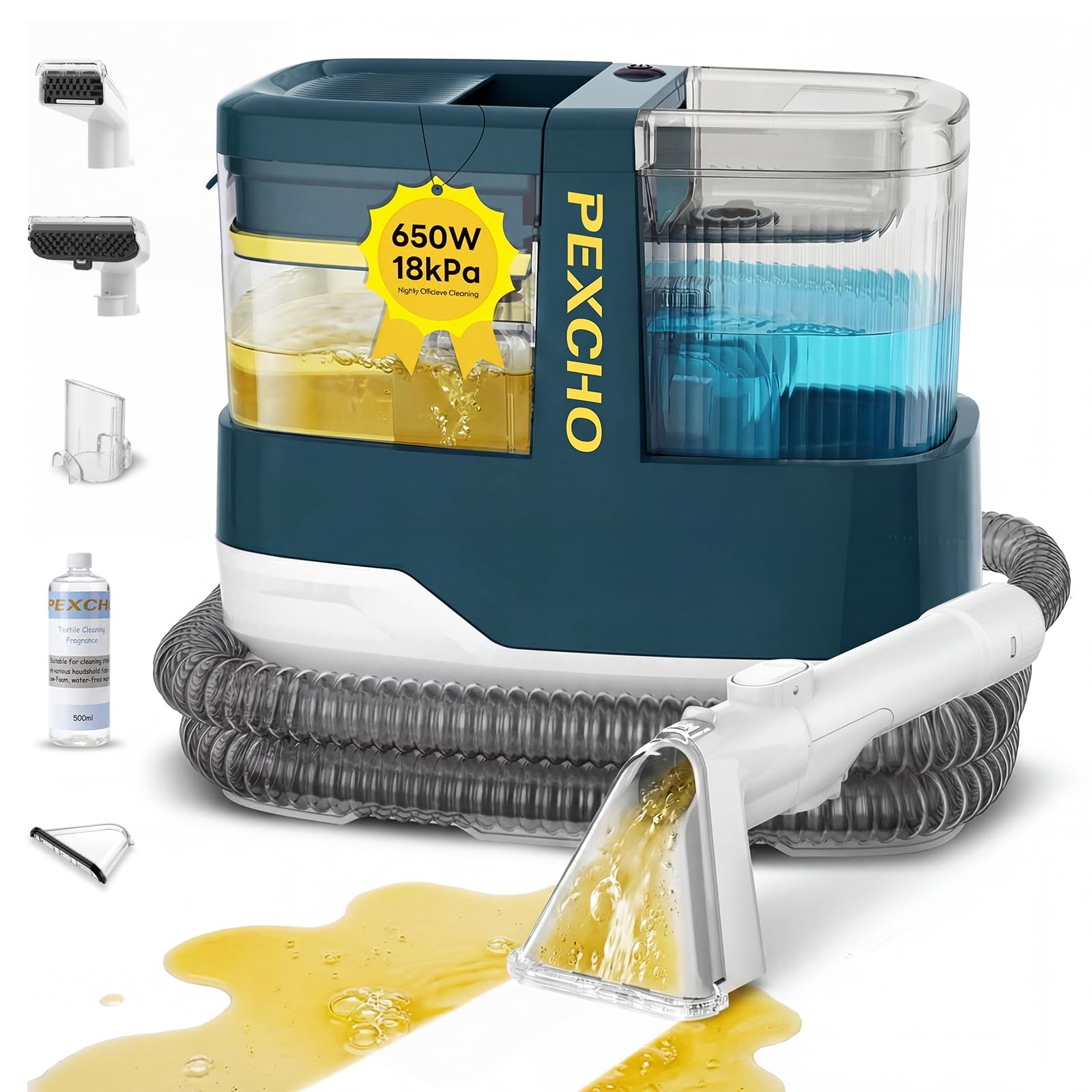 Oferta: PEXCHO Limpiador de Tapicerias 18kPa Aspiradora de Agua