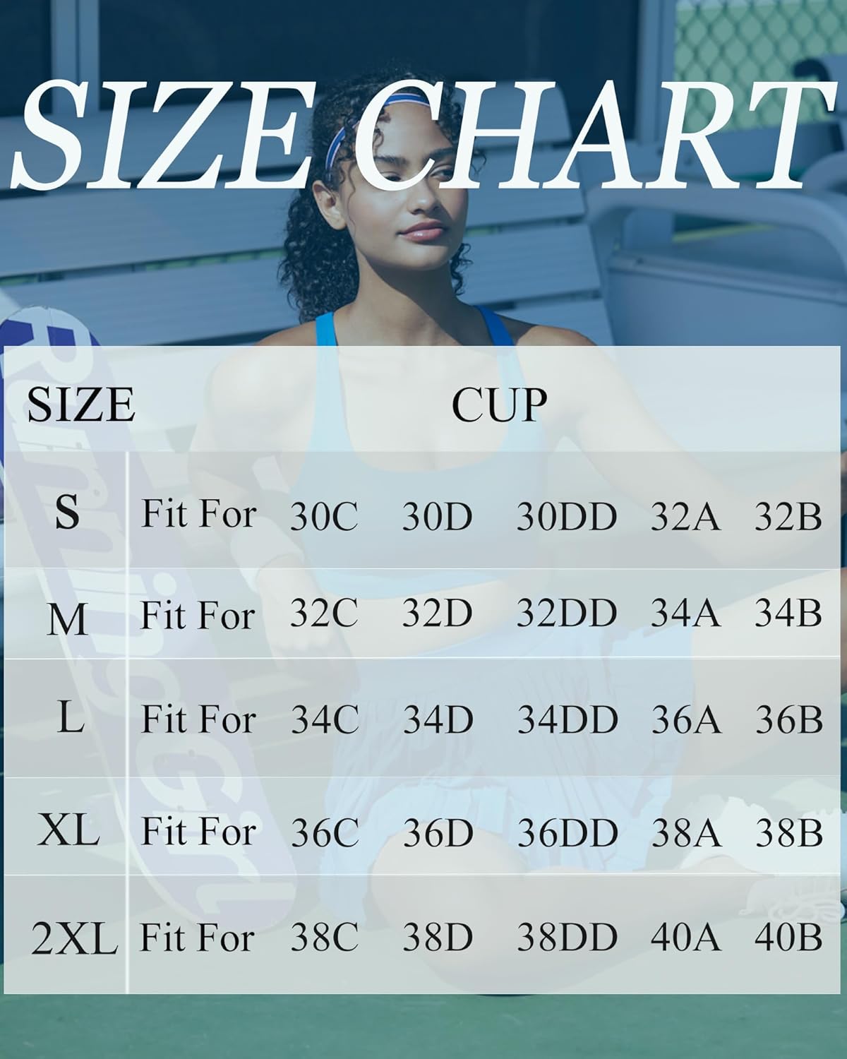 RUNNING GIRL High Impact Sports Bras for Women, High Support Running Sports Bra Moulded Cup Strappy Sports Bras - Image 7