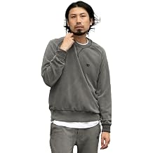 TMT TSWF2501 / PULL Over Sweat Long Sleeve Sweatshirt Vintage Processing, Brand Logo Men's
