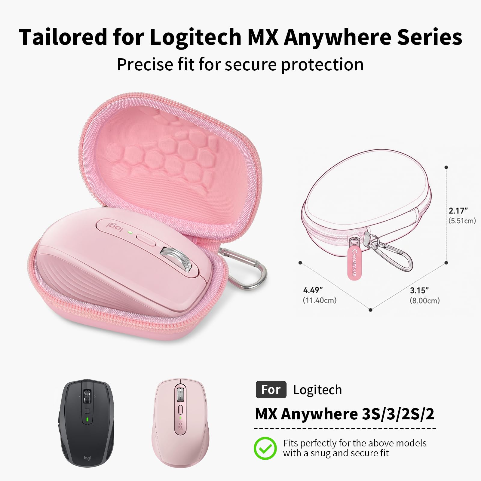 Amazon.com: Comecase Compact Mouse Case for Logitech MX Anywhere