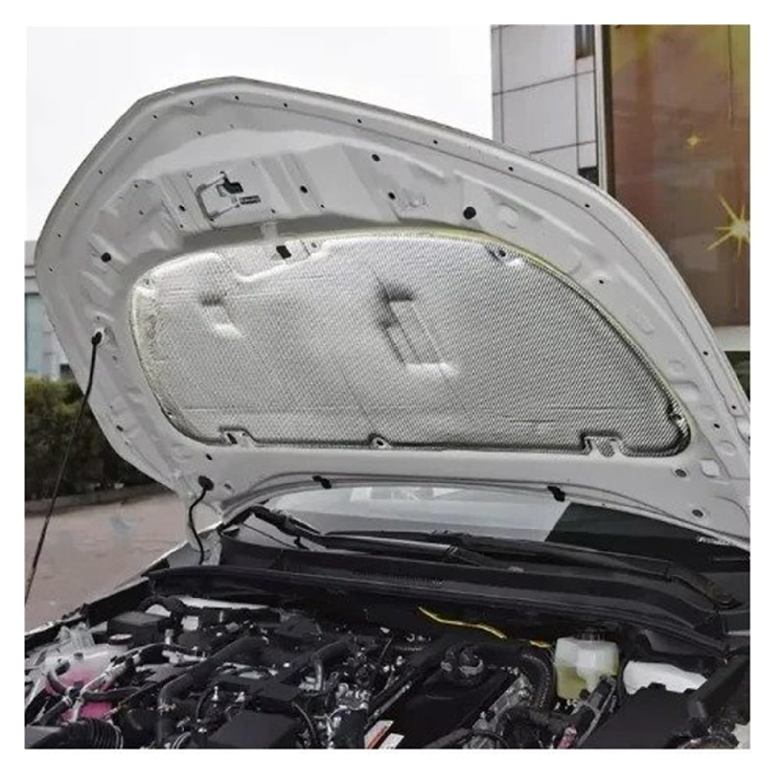Lhdktee One Color For Toyota For Corolla 2019 2020 2021 2022 2023 E210 Accessories Sv Fireproof Cotton Engine Hood Trunk Cargo Sound Heat Insulation Engine Insulation Pad