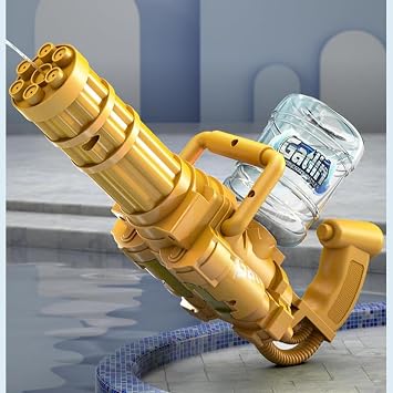 Hand Gun, Children's Water Gun, Powerful Water Gun, Toy, USB Rechargeable, Continuous Fire, Super Strong Distance, Large Capacity, Water Play, Summer Festival, Children's Day, Gift, Birthday Gift, For