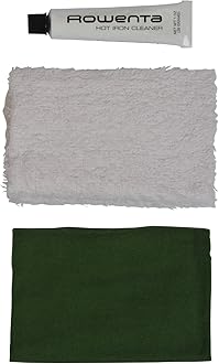 ZD100 Non-Toxic Stainless Steel Soleplate Cleaner Kit for Steam Irons by Rowenta