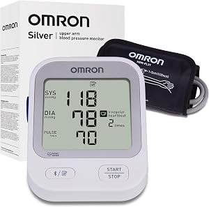 Omron Silver Upper Arm Blood Pressure Monitor