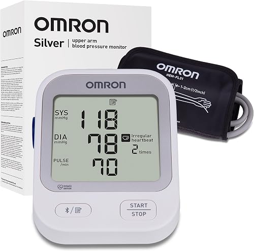 OMRON Silver Upper Arm BP Monitor