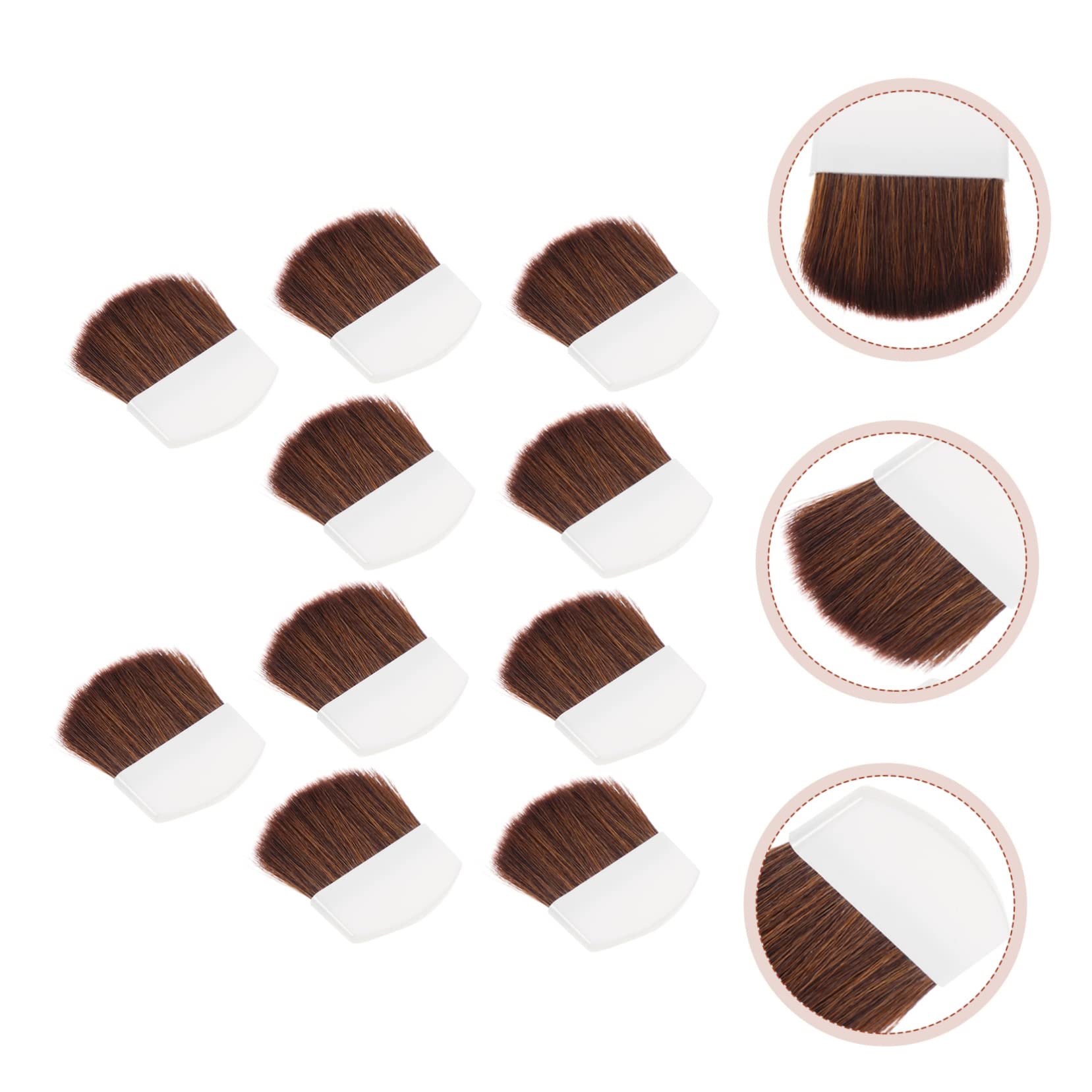 Uonlytech 50stücke Teiliges Pinselset Für Wasserfeste Malerei Mini-Wasserfarben Gouache Und Tragbar Mit Holzgriff Für Künstler