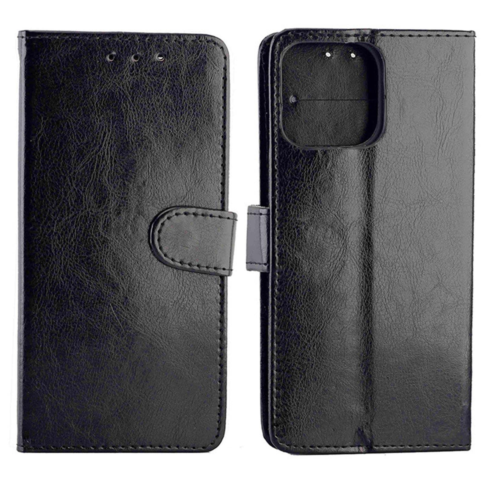 iPhone 13 Pro Max Case - Wallet Phone Case - Custodia sottile per telefono a portafoglio, con 6 slot per carte di credito, doppia chiusura magnetica in pelle PU Folio Flip